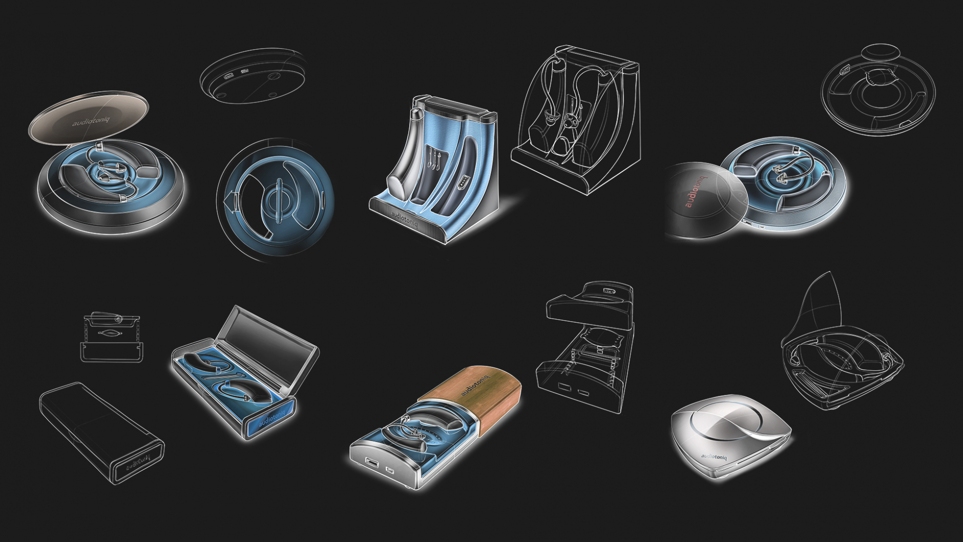 Audiotoniq Case Sketches