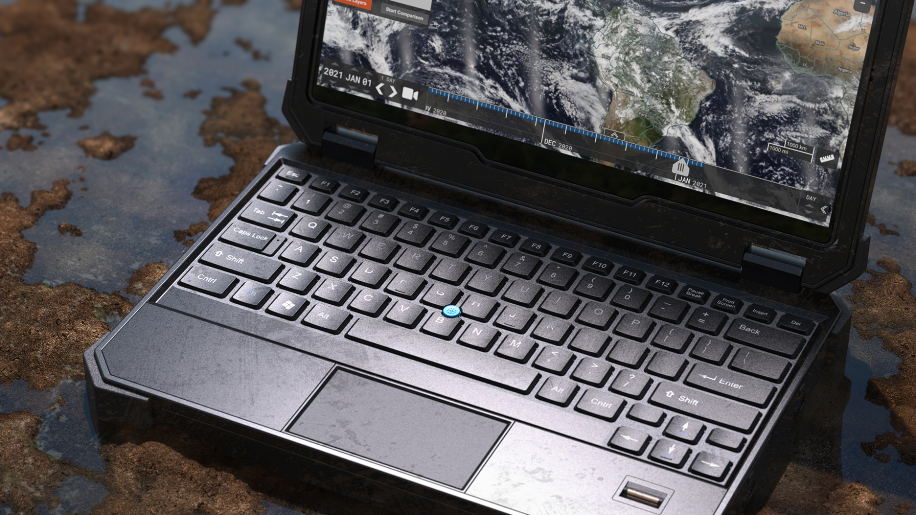 Dell Latitude Rugged Scene